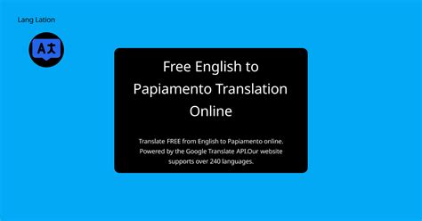 translation english to papiamento.
